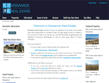 Tablet Screenshot of kissamosrealestate.com